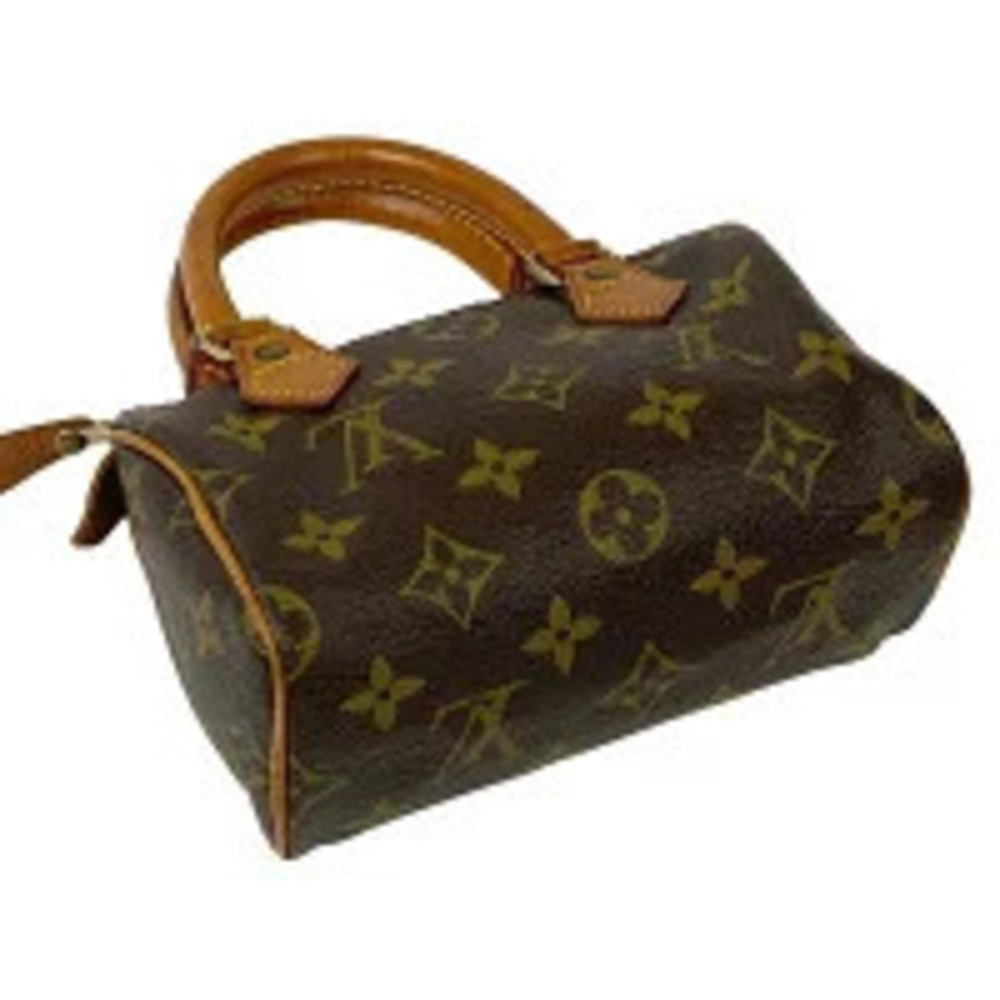 Louis Vuitton Speedy Bag Monogram Brown Handbag Shoulder Brown